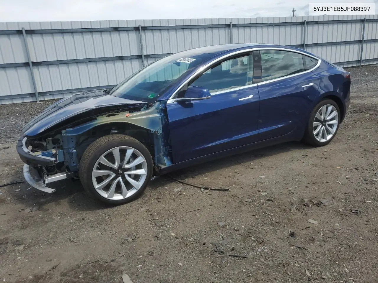 2018 Tesla Model 3 VIN: 5YJ3E1EB5JF088397 Lot: 62948845