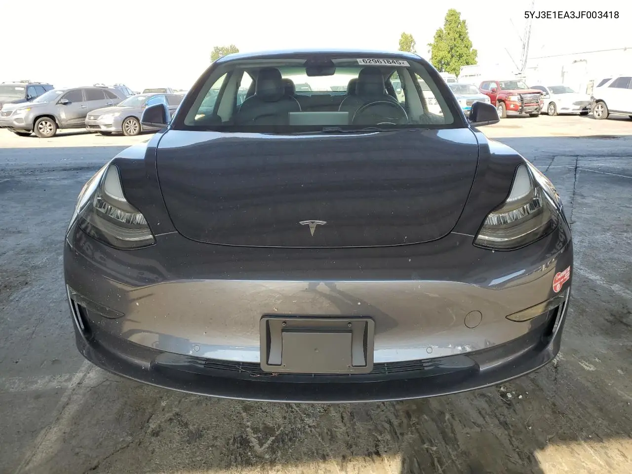 2018 Tesla Model 3 VIN: 5YJ3E1EA3JF003418 Lot: 62961845