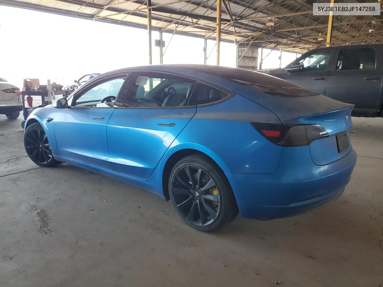 2018 Tesla Model 3 VIN: 5YJ3E1EB2JF147258 Lot: 63067905