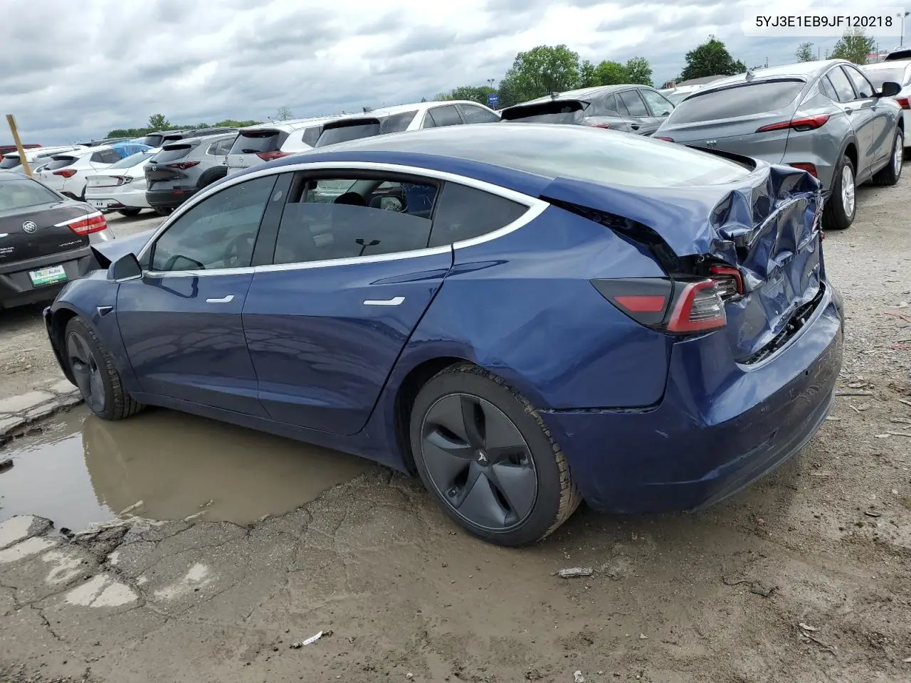 2018 Tesla Model 3 VIN: 5YJ3E1EB9JF120218 Lot: 63093235