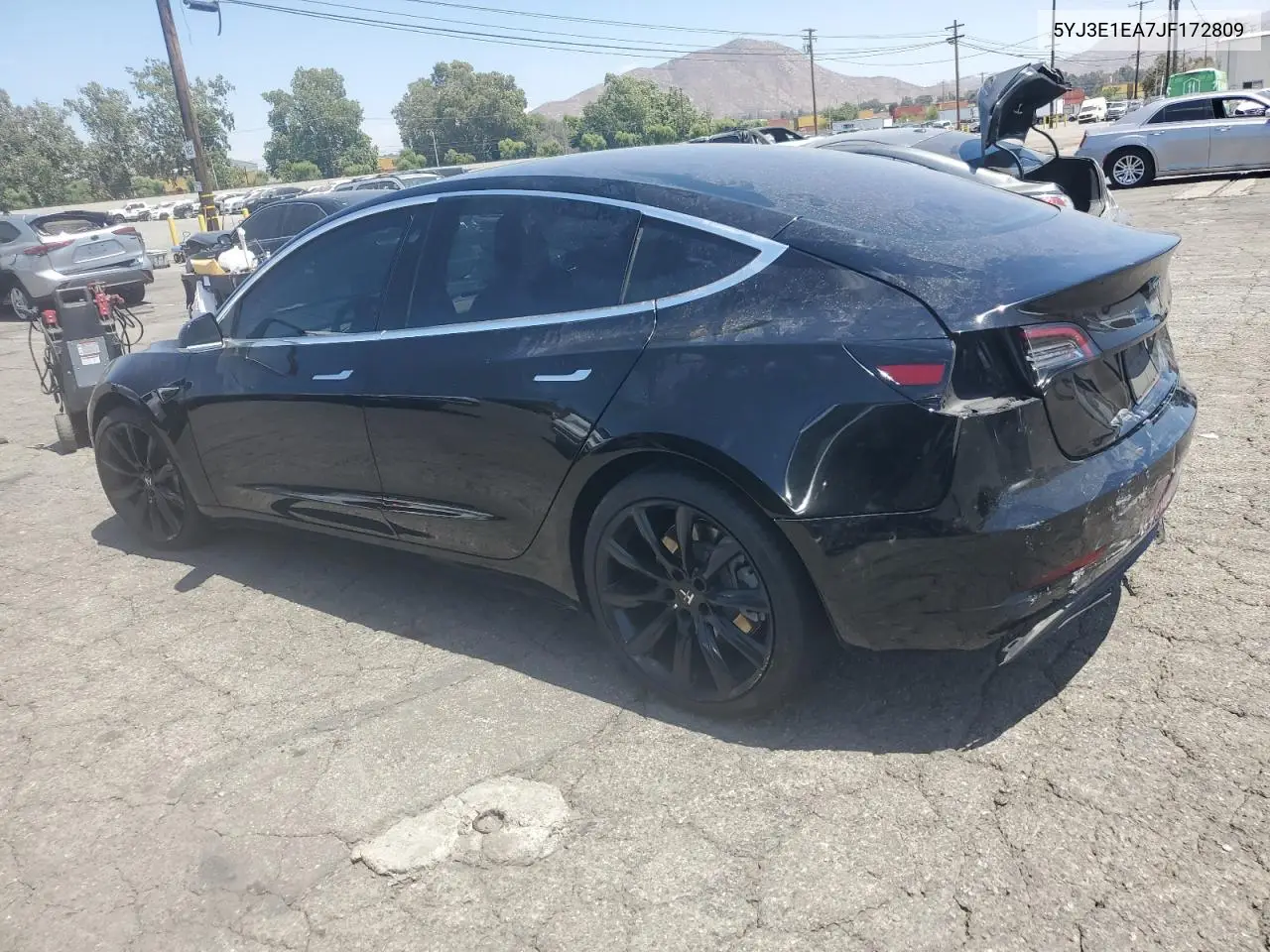 2018 Tesla Model 3 VIN: 5YJ3E1EA7JF172809 Lot: 63110415
