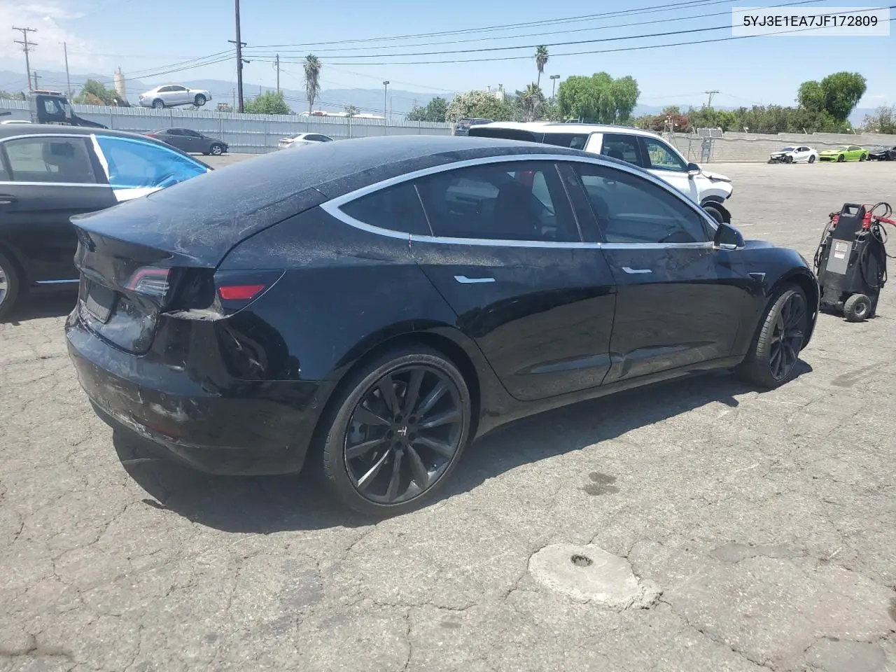 2018 Tesla Model 3 VIN: 5YJ3E1EA7JF172809 Lot: 63110415