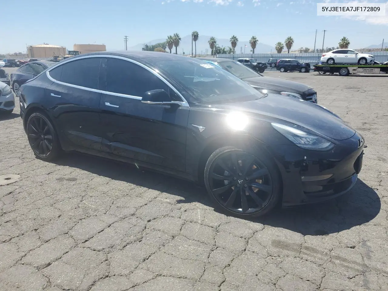 2018 Tesla Model 3 VIN: 5YJ3E1EA7JF172809 Lot: 63110415