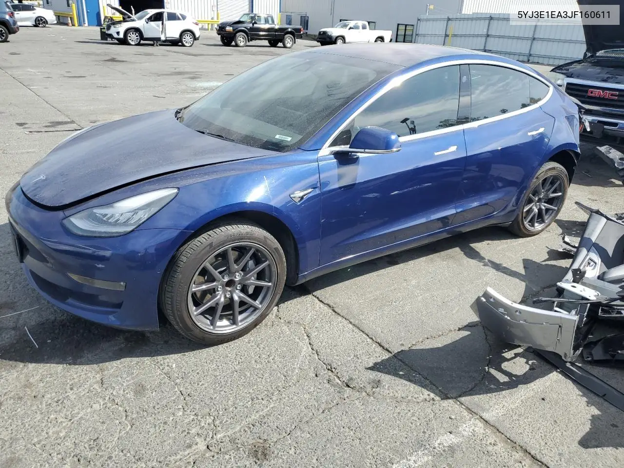 2018 Tesla Model 3 VIN: 5YJ3E1EA3JF160611 Lot: 63317885