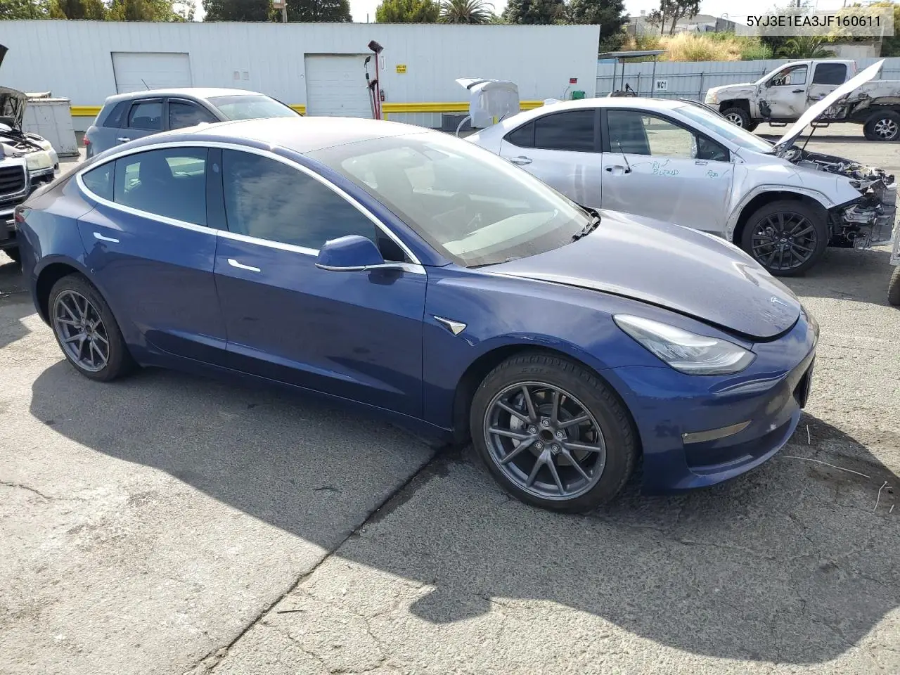 2018 Tesla Model 3 VIN: 5YJ3E1EA3JF160611 Lot: 63317885