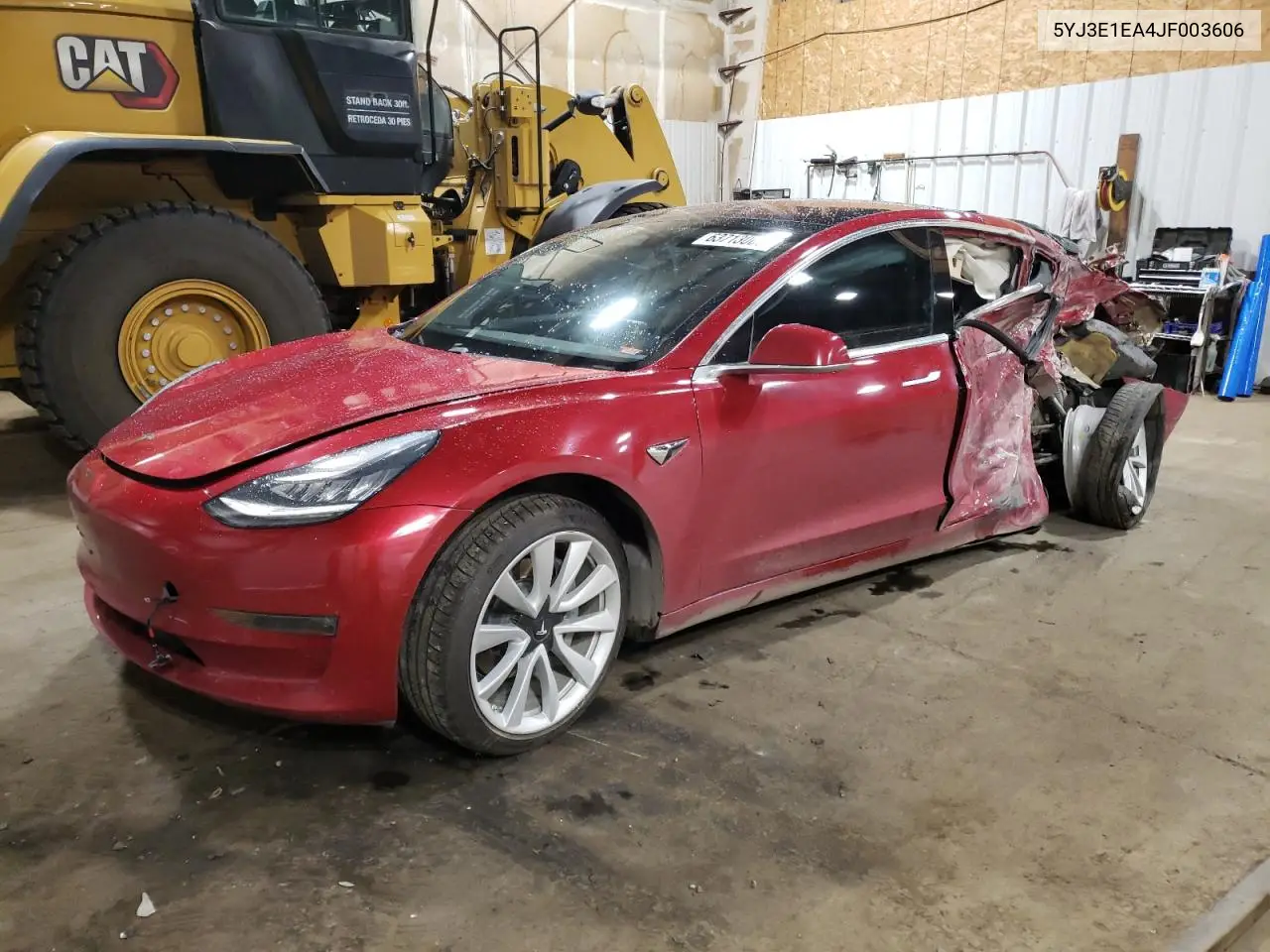 2018 Tesla Model 3 VIN: 5YJ3E1EA4JF003606 Lot: 63713005