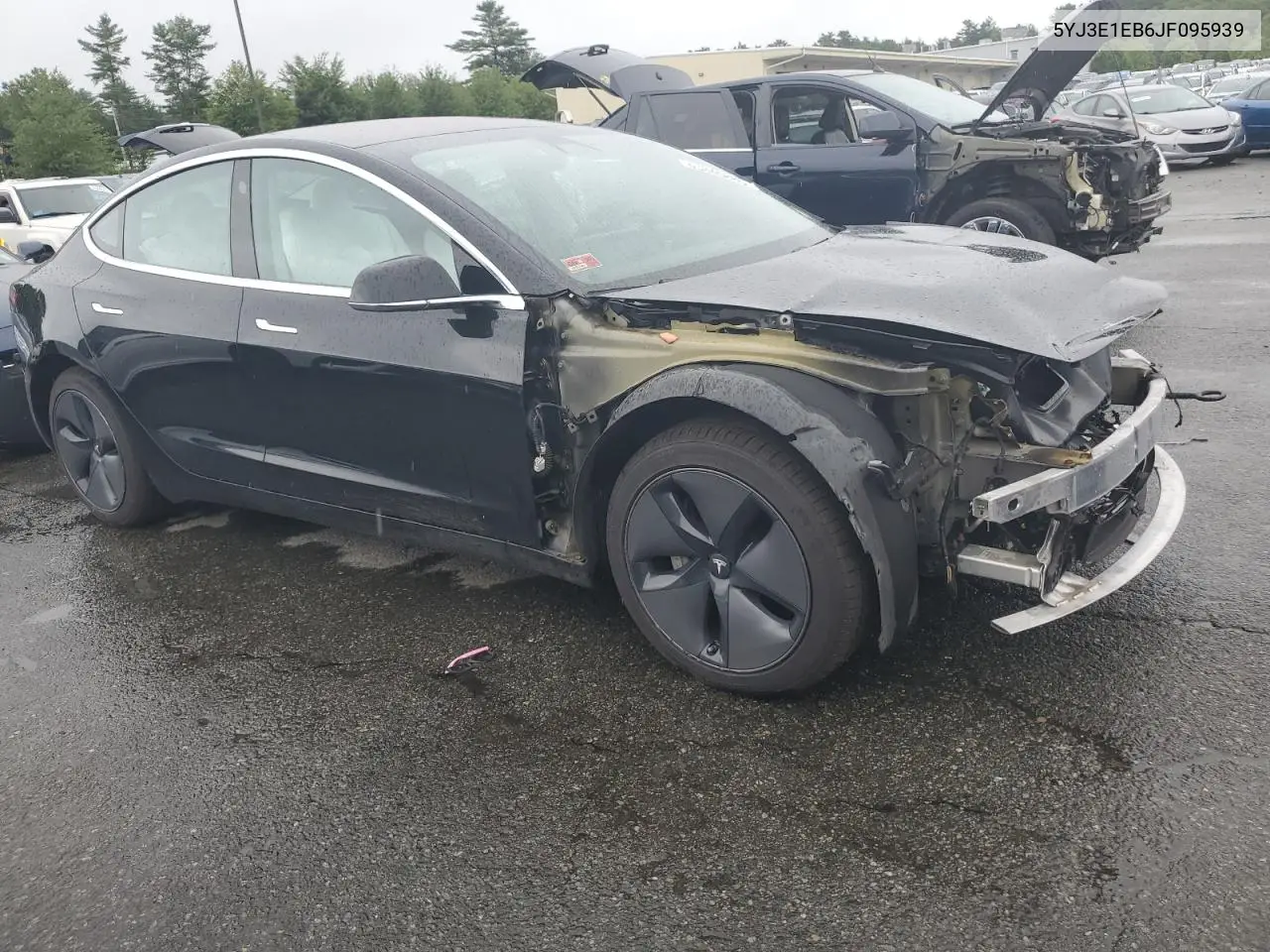 2018 Tesla Model 3 VIN: 5YJ3E1EB6JF095939 Lot: 63846885
