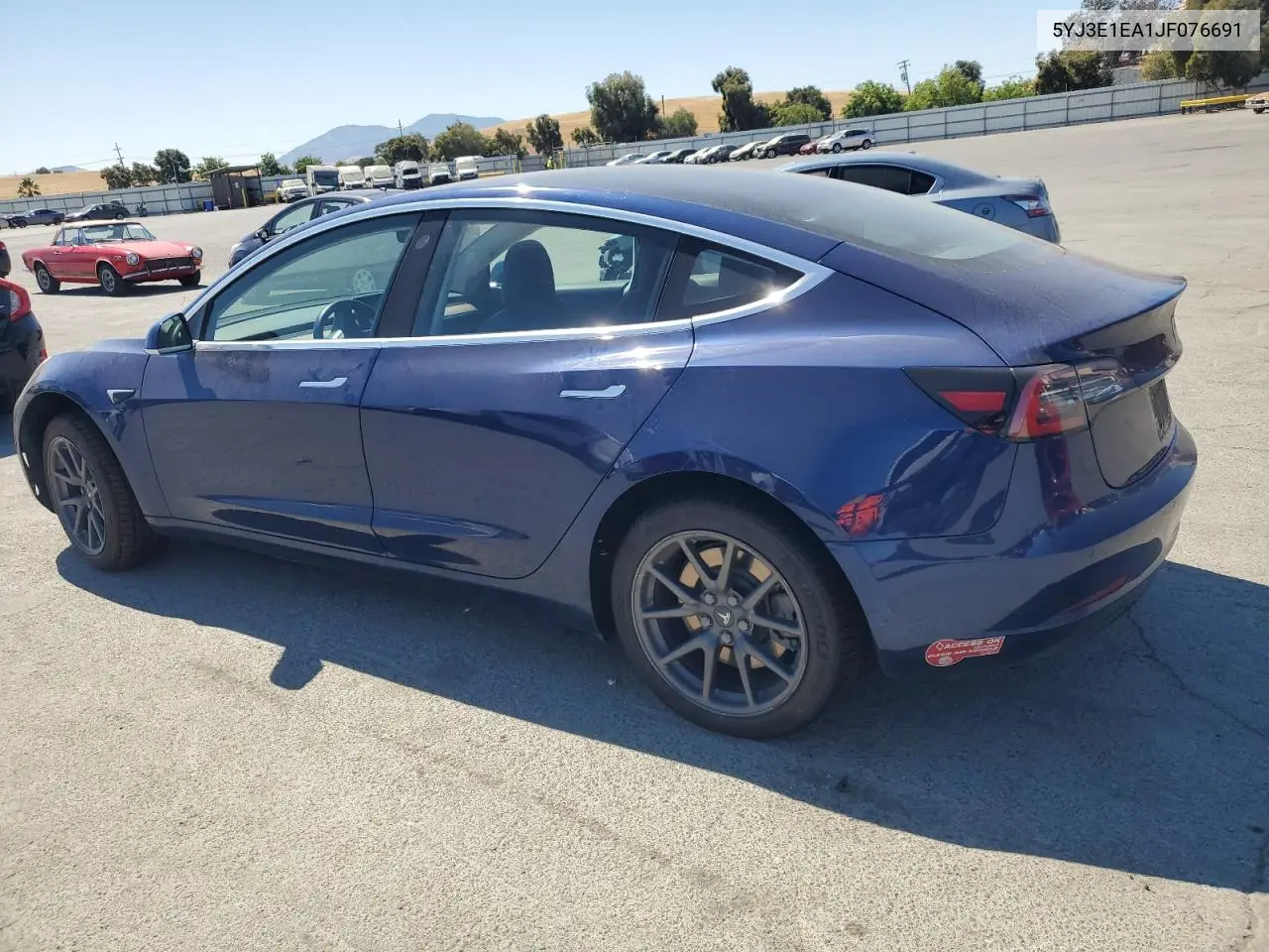 2018 Tesla Model 3 VIN: 5YJ3E1EA1JF076691 Lot: 64057795