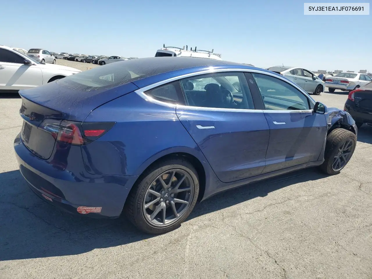 2018 Tesla Model 3 VIN: 5YJ3E1EA1JF076691 Lot: 64057795