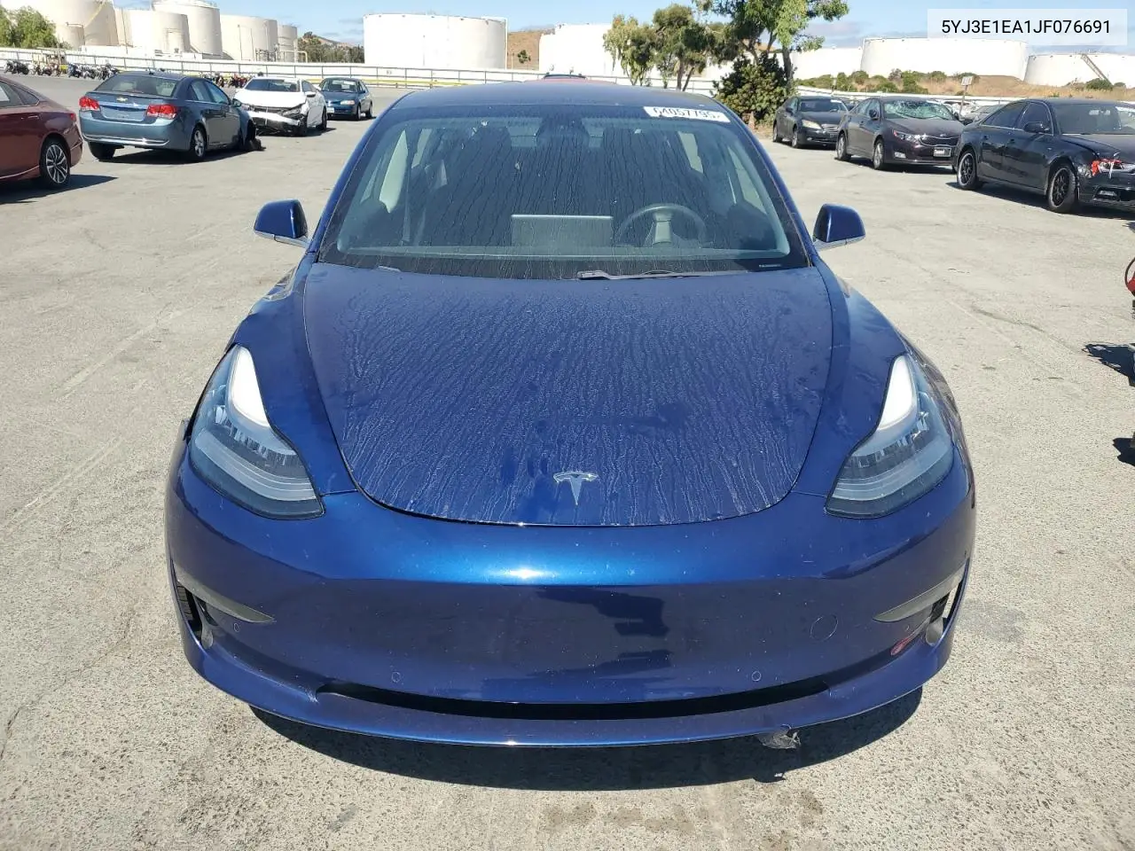 2018 Tesla Model 3 VIN: 5YJ3E1EA1JF076691 Lot: 64057795