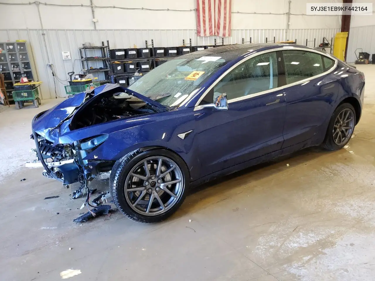 2019 Tesla Model 3 VIN: 5YJ3E1EB9KF442164 Lot: 56008225