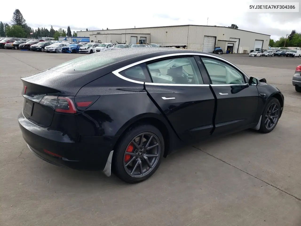 2019 Tesla Model 3 VIN: 5YJ3E1EA7KF304386 Lot: 56880055