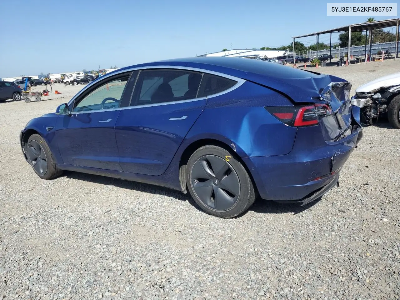 2019 Tesla Model 3 VIN: 5YJ3E1EA2KF485767 Lot: 57127045