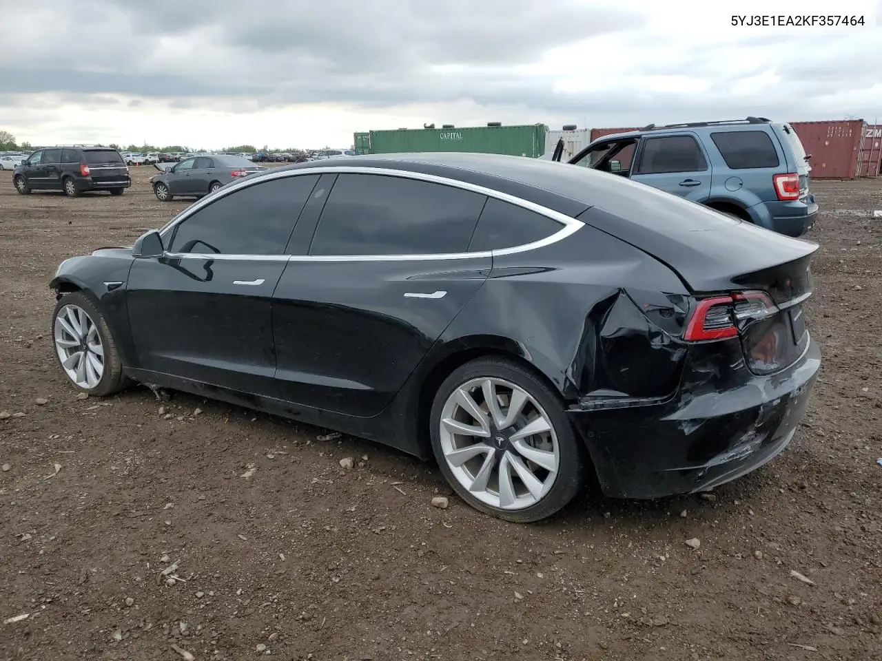 2019 Tesla Model 3 VIN: 5YJ3E1EA2KF357464 Lot: 58739975