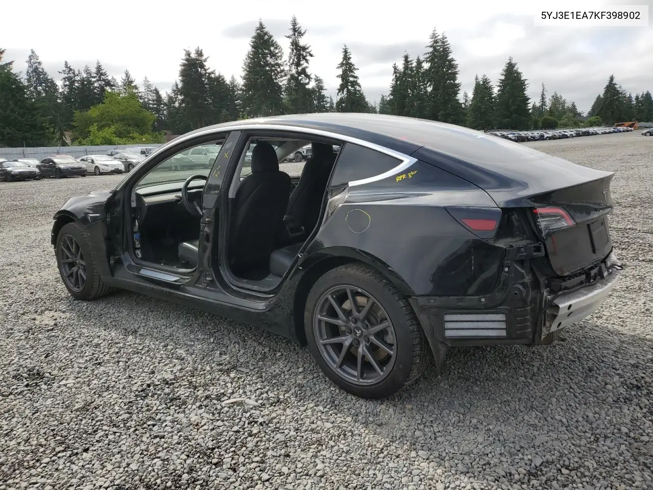 2019 Tesla Model 3 VIN: 5YJ3E1EA7KF398902 Lot: 59399995