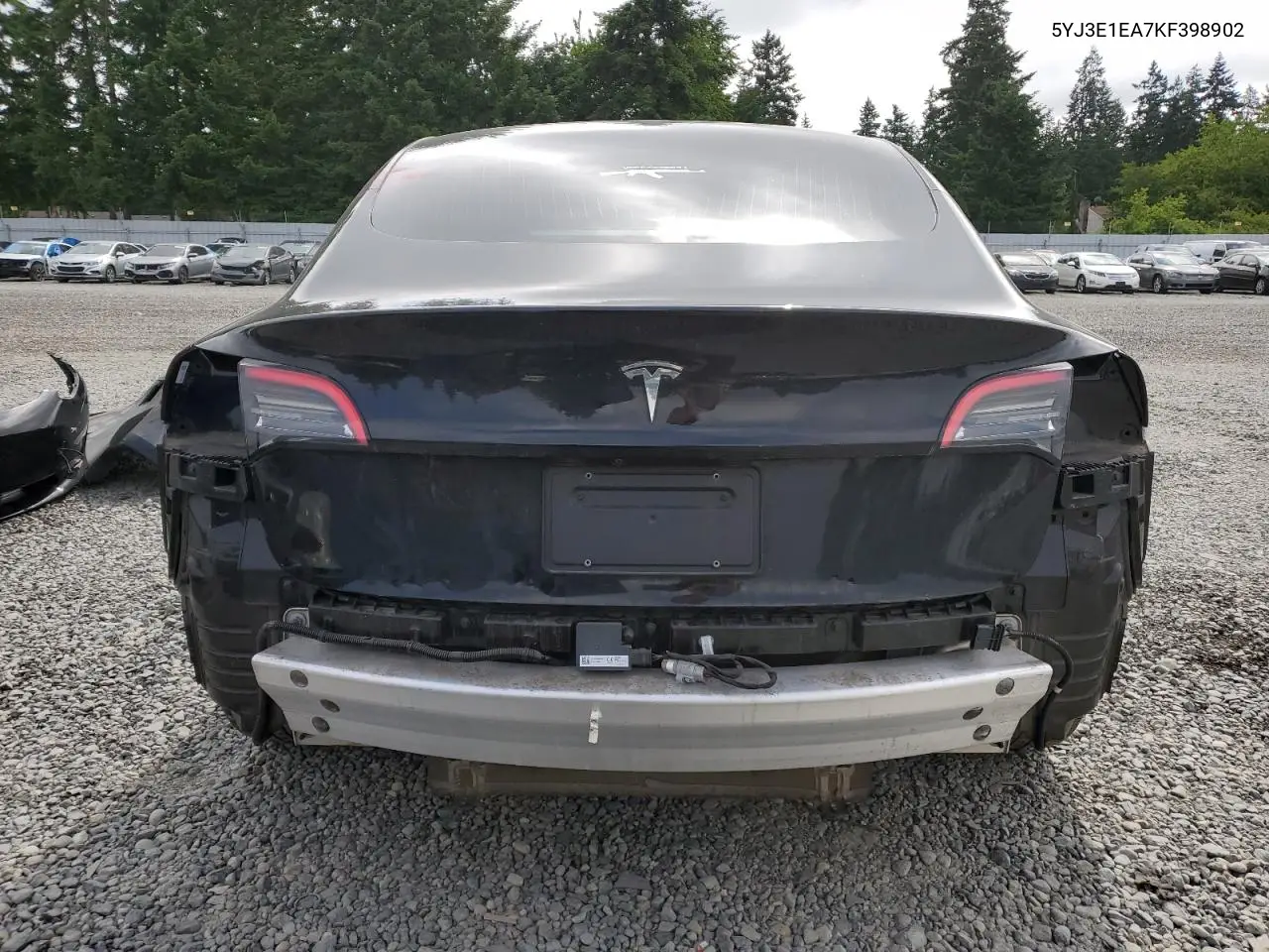 2019 Tesla Model 3 VIN: 5YJ3E1EA7KF398902 Lot: 59399995