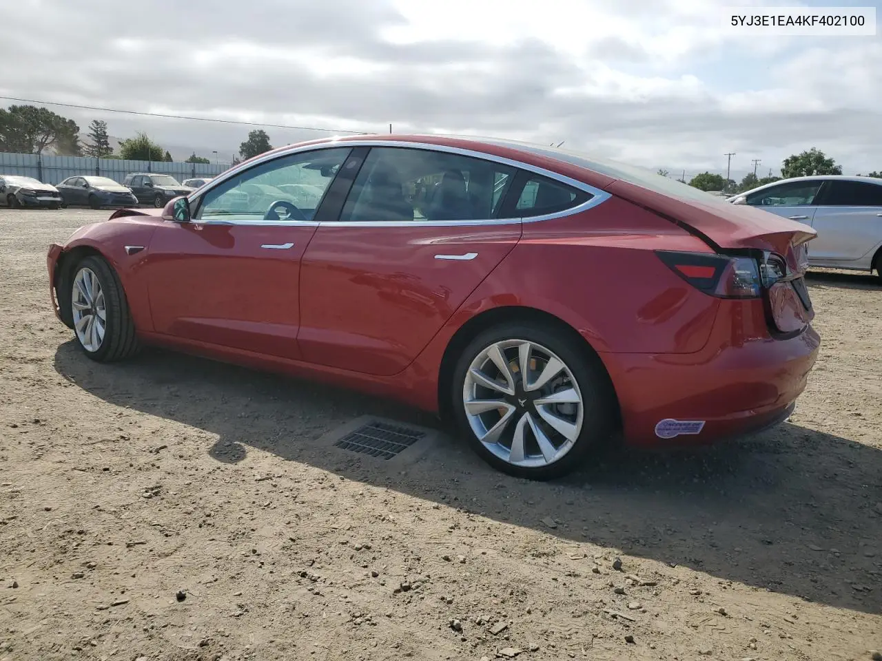 2019 Tesla Model 3 VIN: 5YJ3E1EA4KF402100 Lot: 59715935
