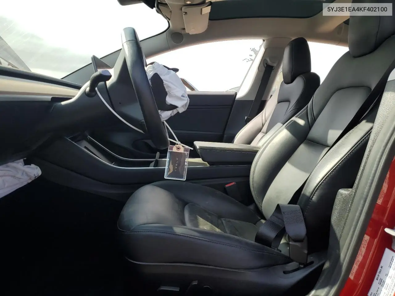 2019 Tesla Model 3 VIN: 5YJ3E1EA4KF402100 Lot: 59715935