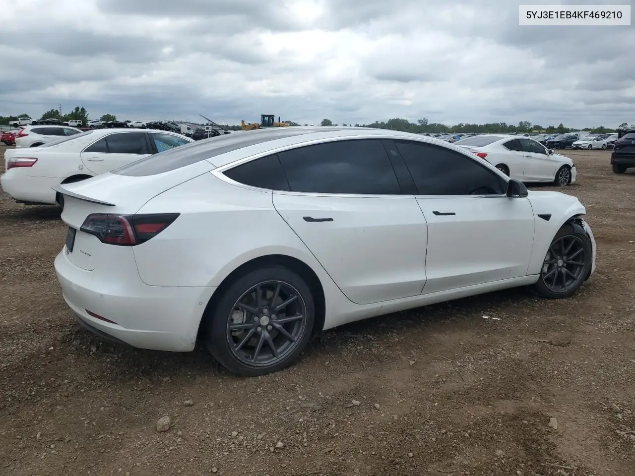 2019 Tesla Model 3 VIN: 5YJ3E1EB4KF469210 Lot: 62305435