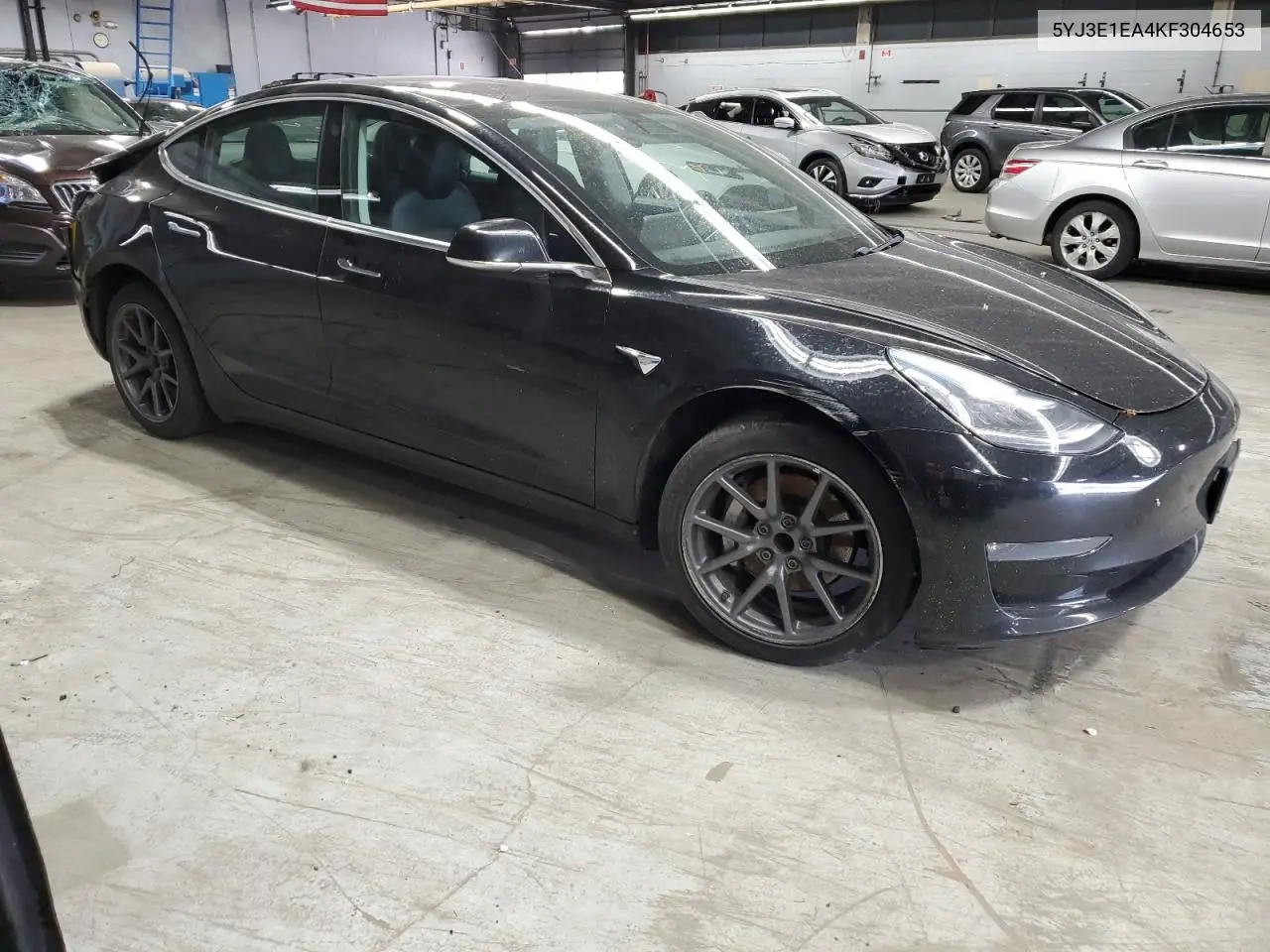 2019 Tesla Model 3 VIN: 5YJ3E1EA4KF304653 Lot: 62392145