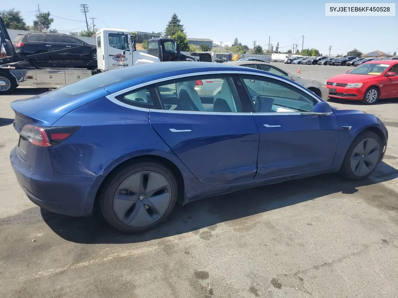 2019 Tesla Model 3 VIN: 5YJ3E1EB6KF450528 Lot: 62401725