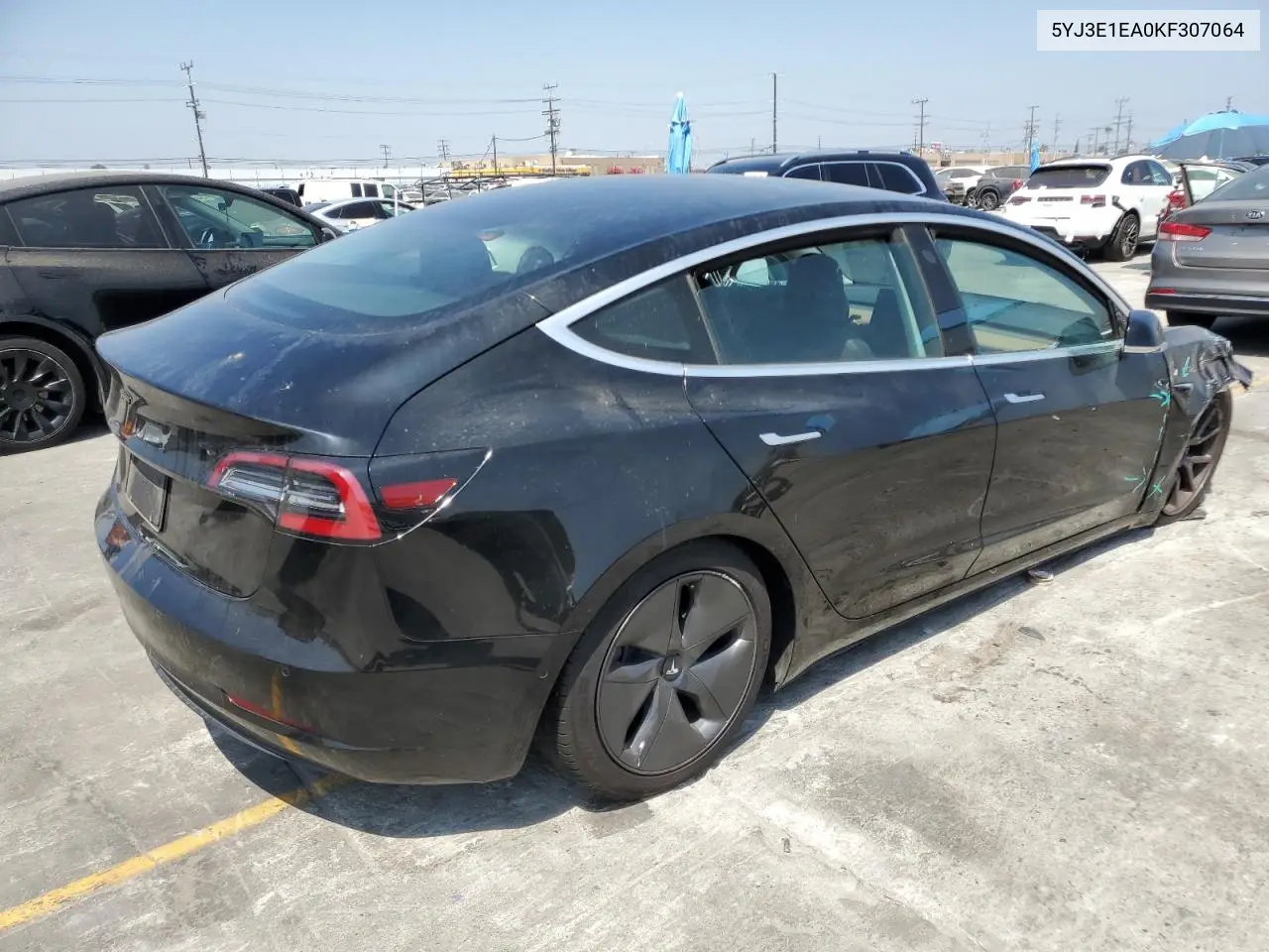 2019 Tesla Model 3 VIN: 5YJ3E1EA0KF307064 Lot: 62503965