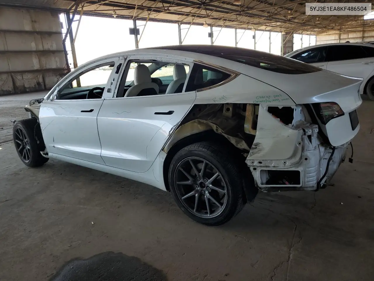 2019 Tesla Model 3 VIN: 5YJ3E1EA8KF486504 Lot: 62512825