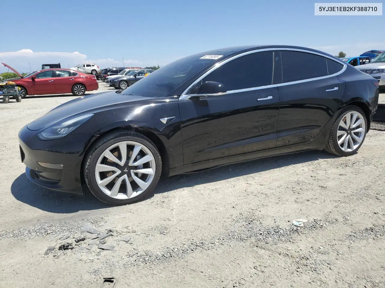 2019 Tesla Model 3 VIN: 5YJ3E1EB2KF388710 Lot: 62718395