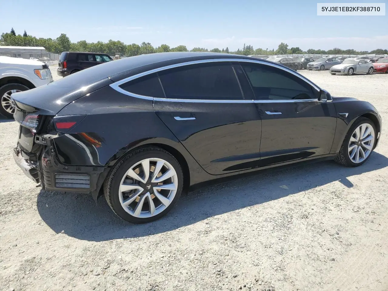 2019 Tesla Model 3 VIN: 5YJ3E1EB2KF388710 Lot: 62718395