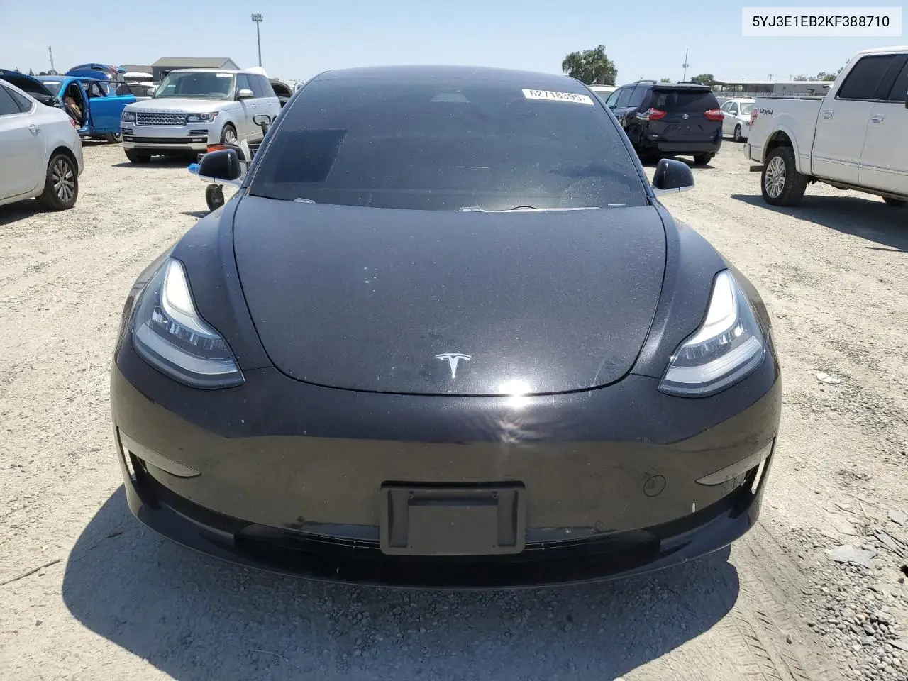 2019 Tesla Model 3 VIN: 5YJ3E1EB2KF388710 Lot: 62718395