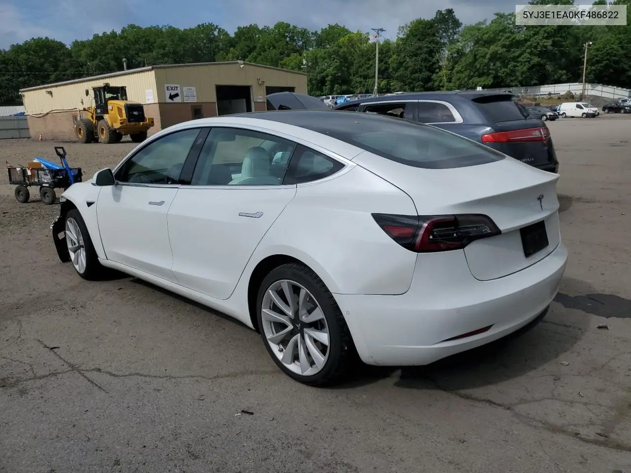 2019 Tesla Model 3 VIN: 5YJ3E1EA0KF486822 Lot: 62932885
