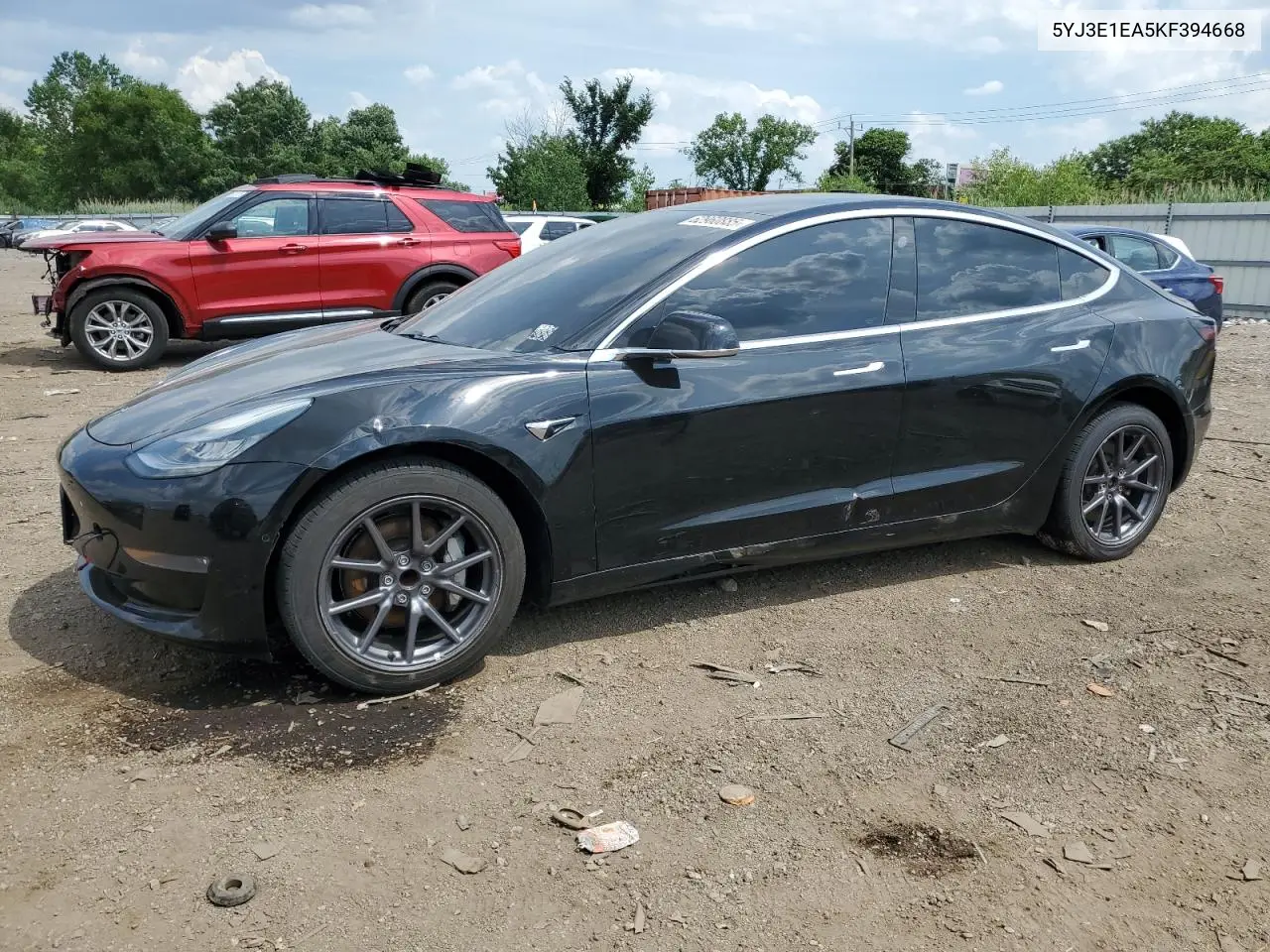 2019 Tesla Model 3 VIN: 5YJ3E1EA5KF394668 Lot: 62960885