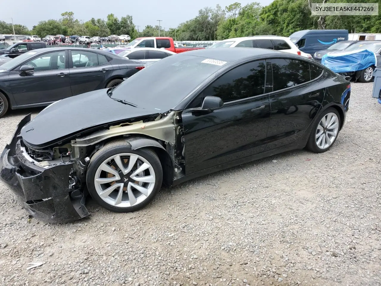 2019 Tesla Model 3 VIN: 5YJ3E1EA5KF447269 Lot: 63060835