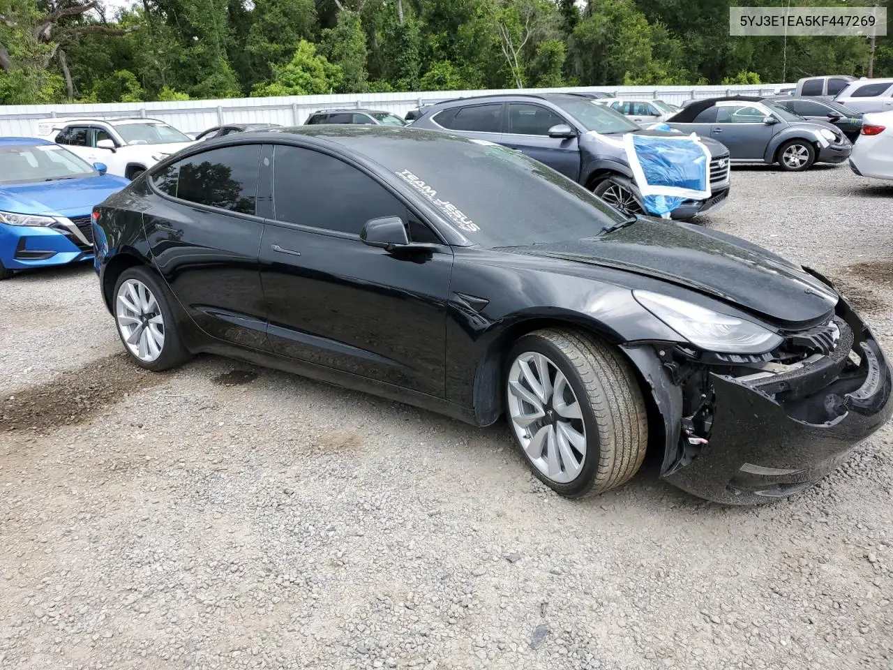 2019 Tesla Model 3 VIN: 5YJ3E1EA5KF447269 Lot: 63060835