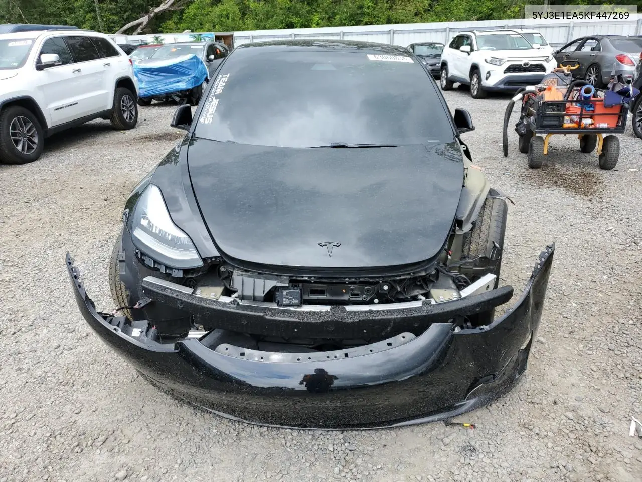 2019 Tesla Model 3 VIN: 5YJ3E1EA5KF447269 Lot: 63060835
