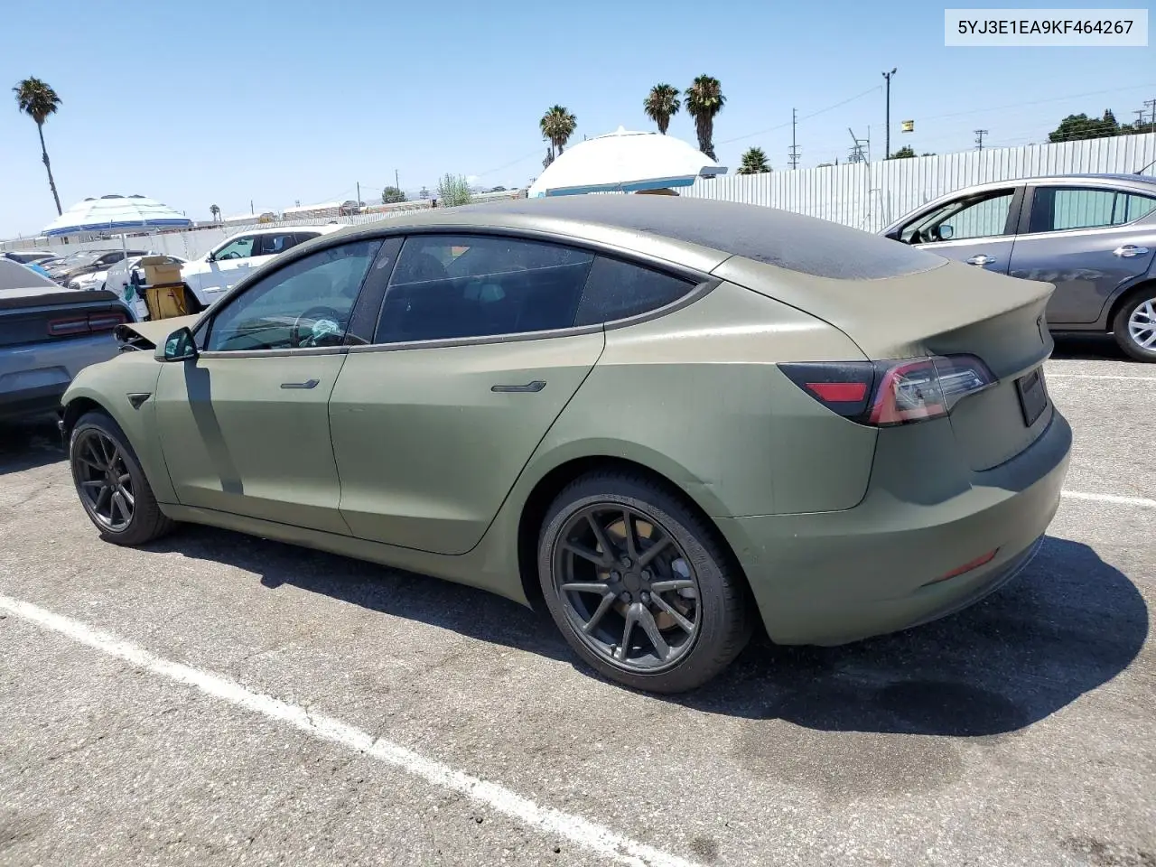 2019 Tesla Model 3 VIN: 5YJ3E1EA9KF464267 Lot: 63081695