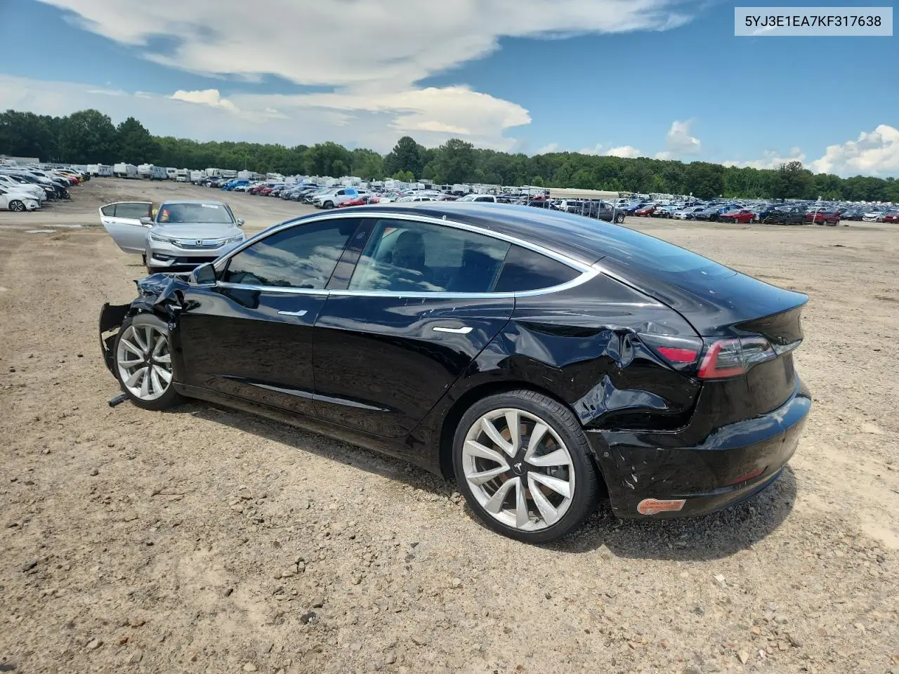 2019 Tesla Model 3 VIN: 5YJ3E1EA7KF317638 Lot: 63086215