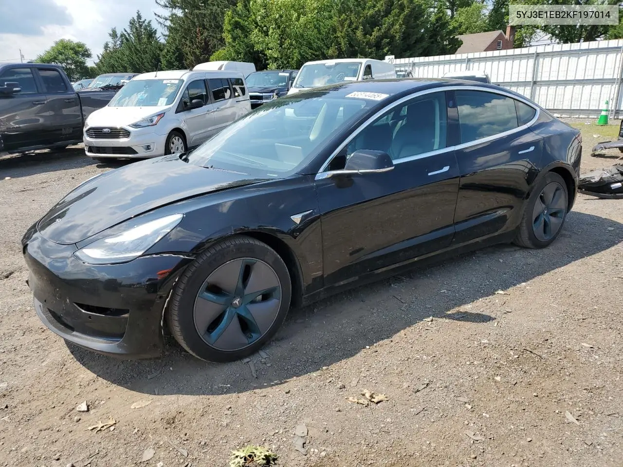2019 Tesla Model 3 VIN: 5YJ3E1EB2KF197014 Lot: 63314465