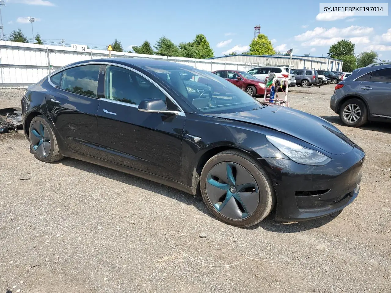 2019 Tesla Model 3 VIN: 5YJ3E1EB2KF197014 Lot: 63314465