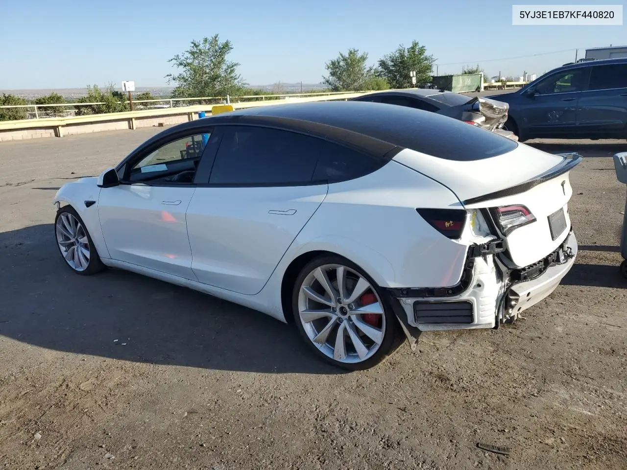 2019 Tesla Model 3 VIN: 5YJ3E1EB7KF440820 Lot: 63416295