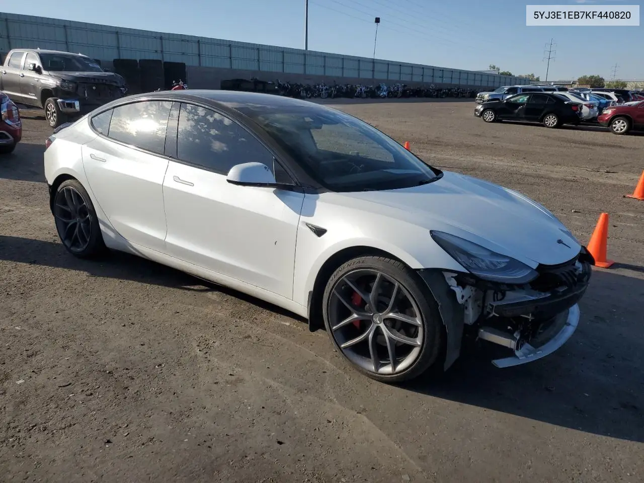 2019 Tesla Model 3 VIN: 5YJ3E1EB7KF440820 Lot: 63416295