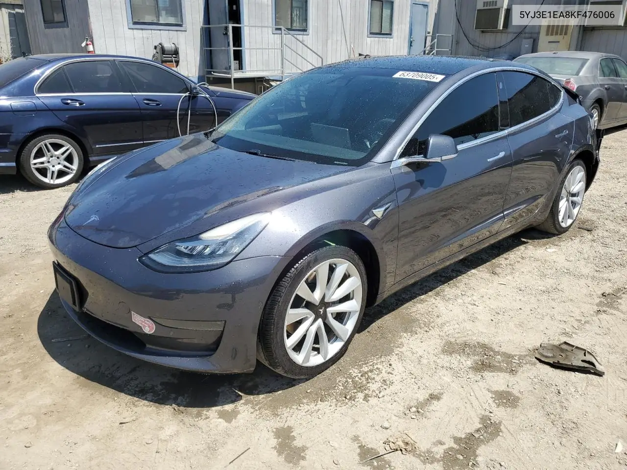 2019 Tesla Model 3 VIN: 5YJ3E1EA8KF476006 Lot: 63709005