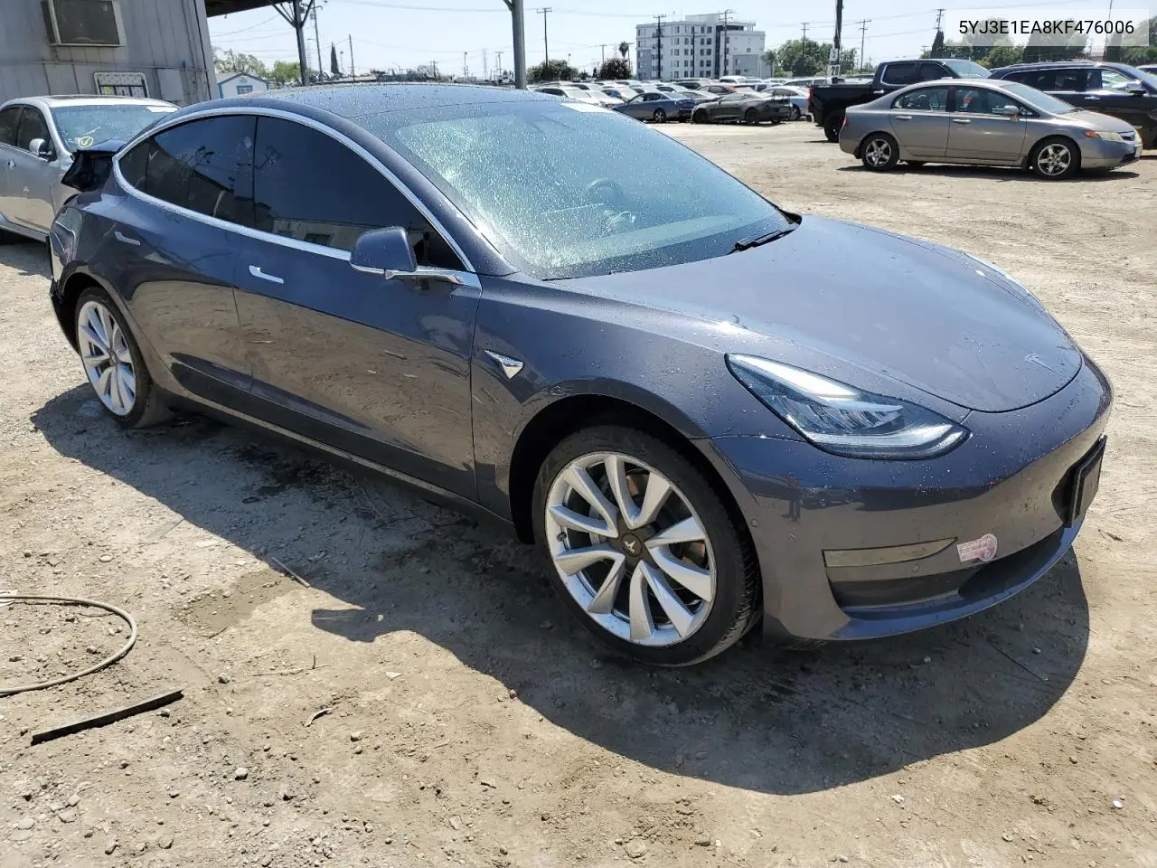 2019 Tesla Model 3 VIN: 5YJ3E1EA8KF476006 Lot: 63709005