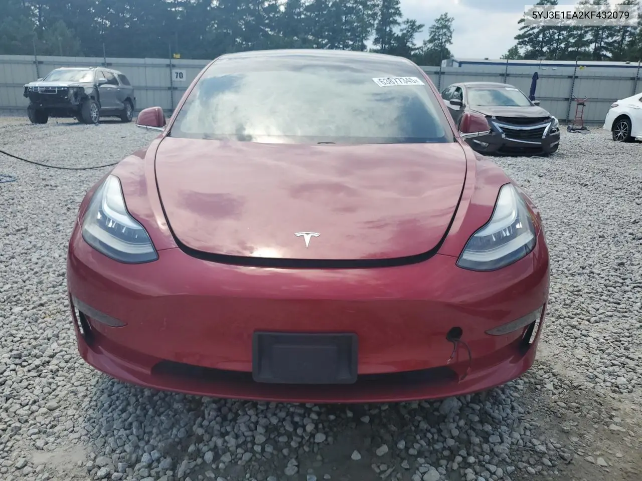 2019 Tesla Model 3 VIN: 5YJ3E1EA2KF432079 Lot: 63877345