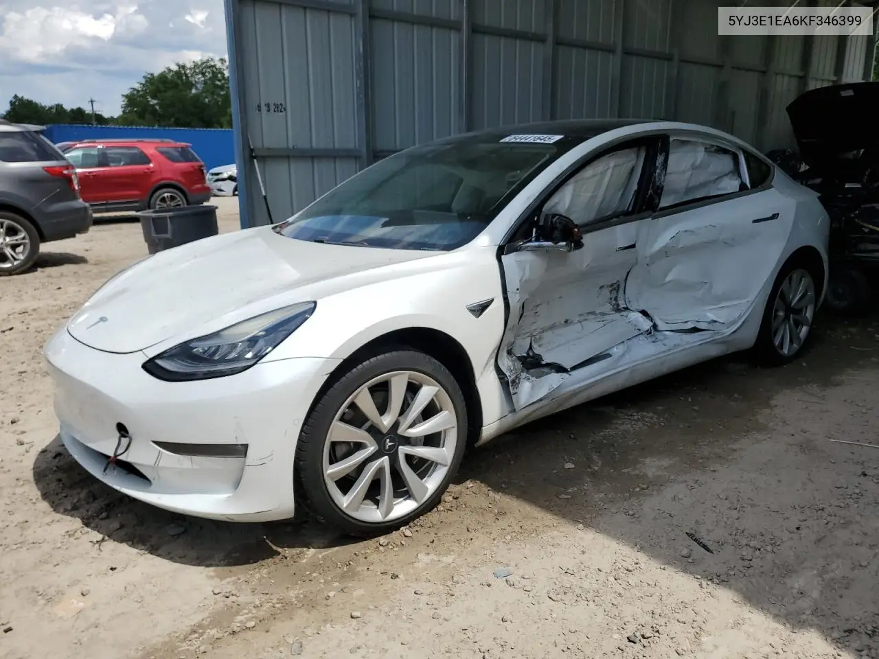 2019 Tesla Model 3 VIN: 5YJ3E1EA6KF346399 Lot: 64441645