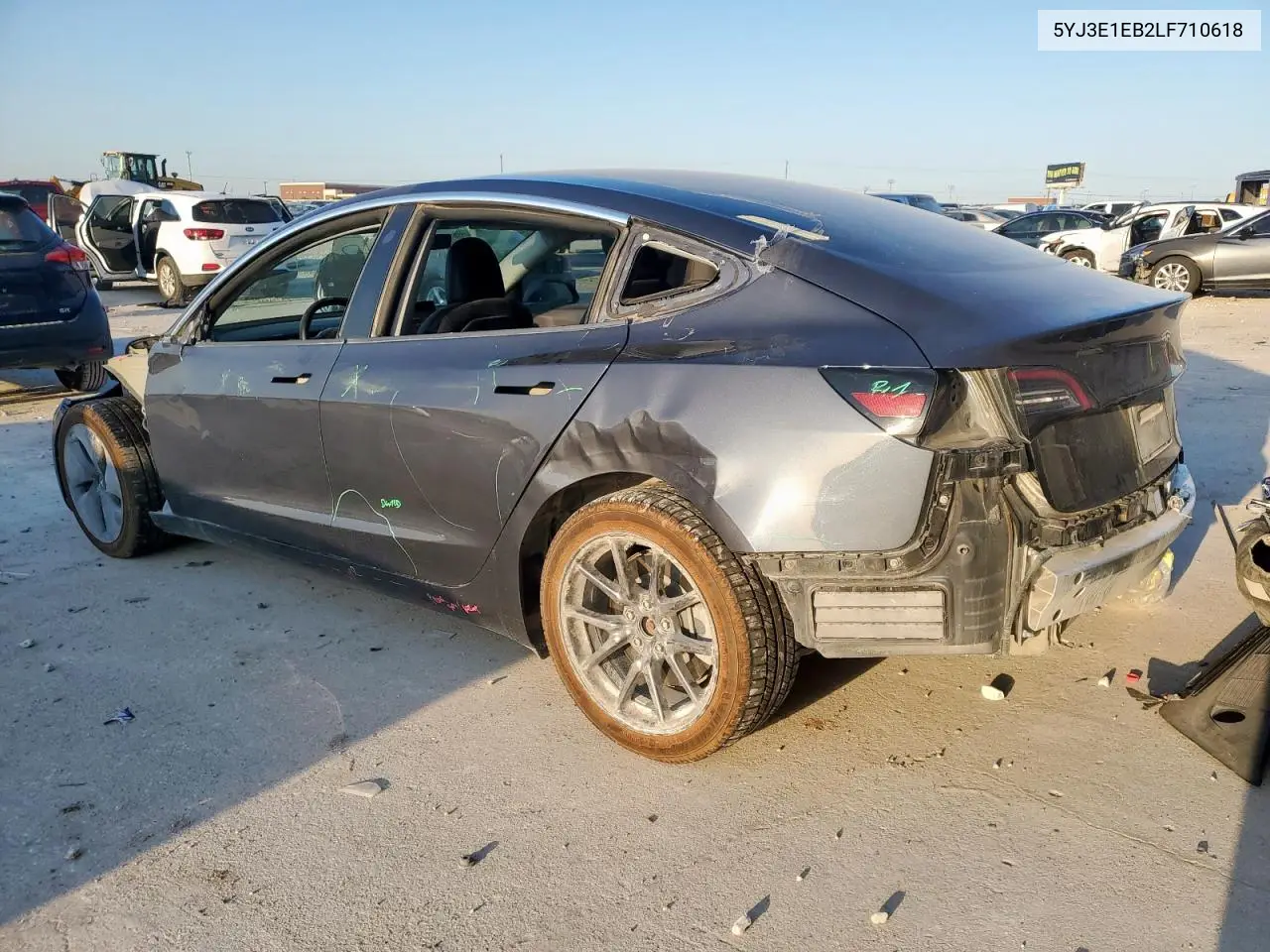 2020 Tesla Model 3 VIN: 5YJ3E1EB2LF710618 Lot: 52434495
