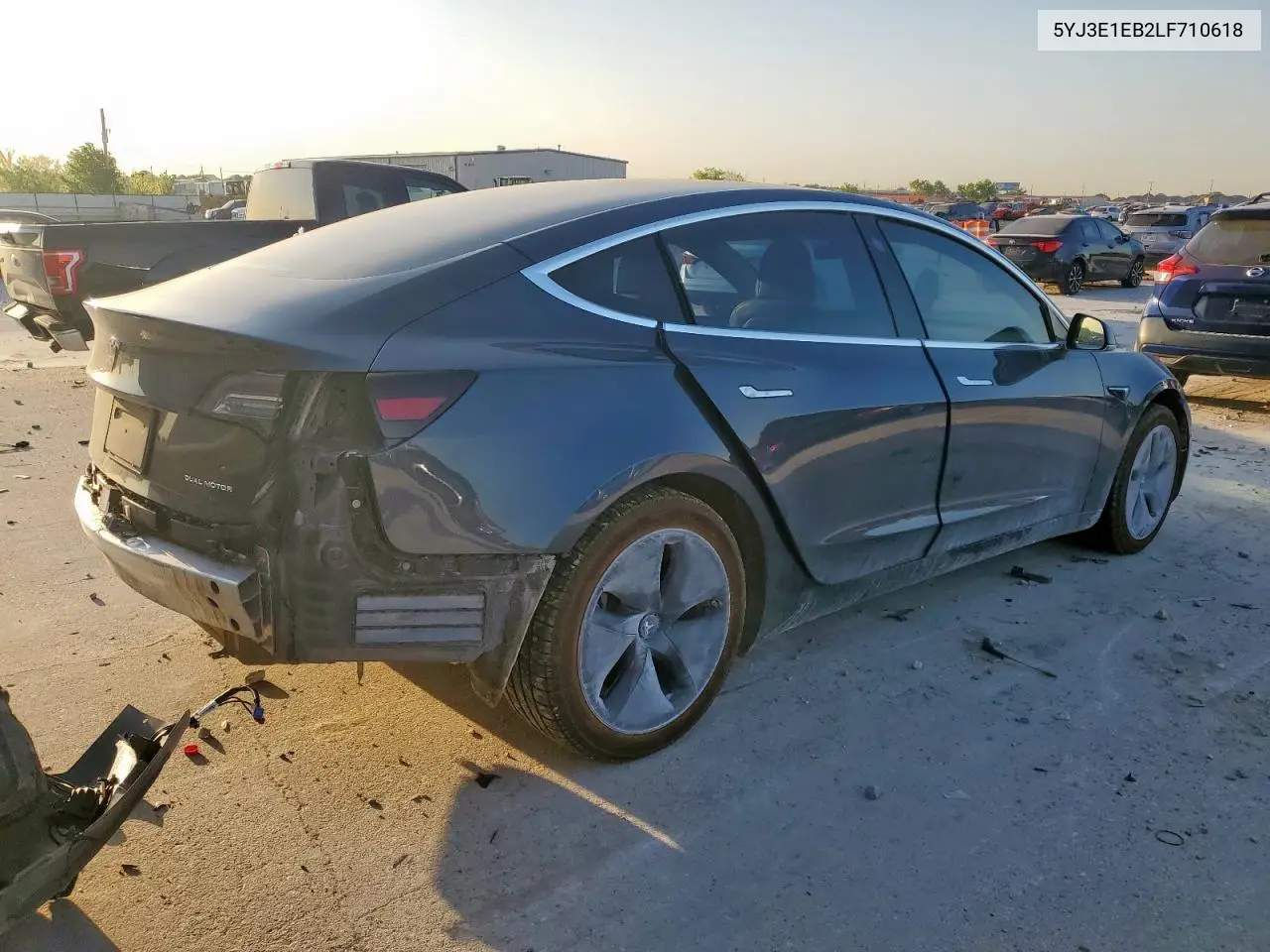 2020 Tesla Model 3 VIN: 5YJ3E1EB2LF710618 Lot: 52434495