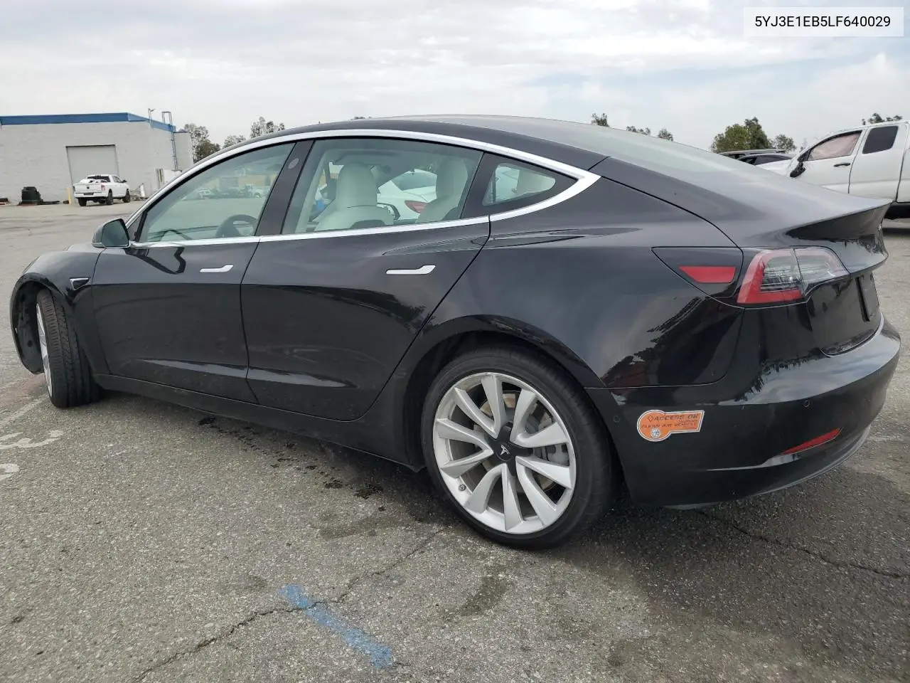 2020 Tesla Model 3 VIN: 5YJ3E1EB5LF640029 Lot: 53111145