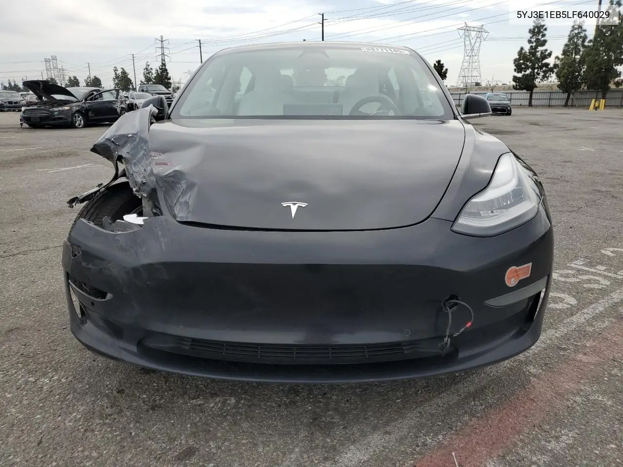 2020 Tesla Model 3 VIN: 5YJ3E1EB5LF640029 Lot: 53111145