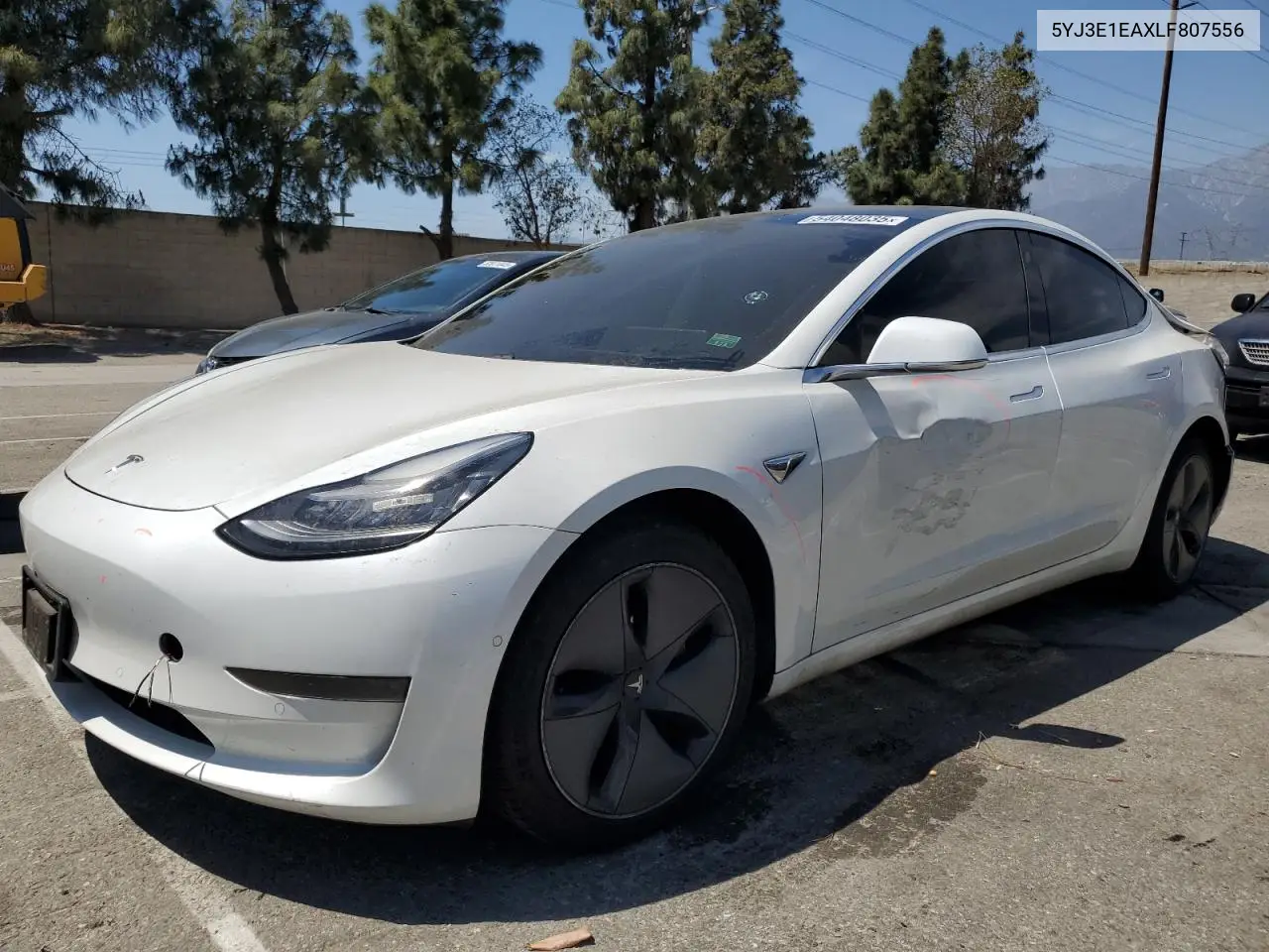 2020 Tesla Model 3 VIN: 5YJ3E1EAXLF807556 Lot: 54048035